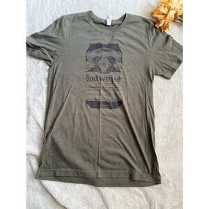 Canvas Budweiser T-shirt Size Medium